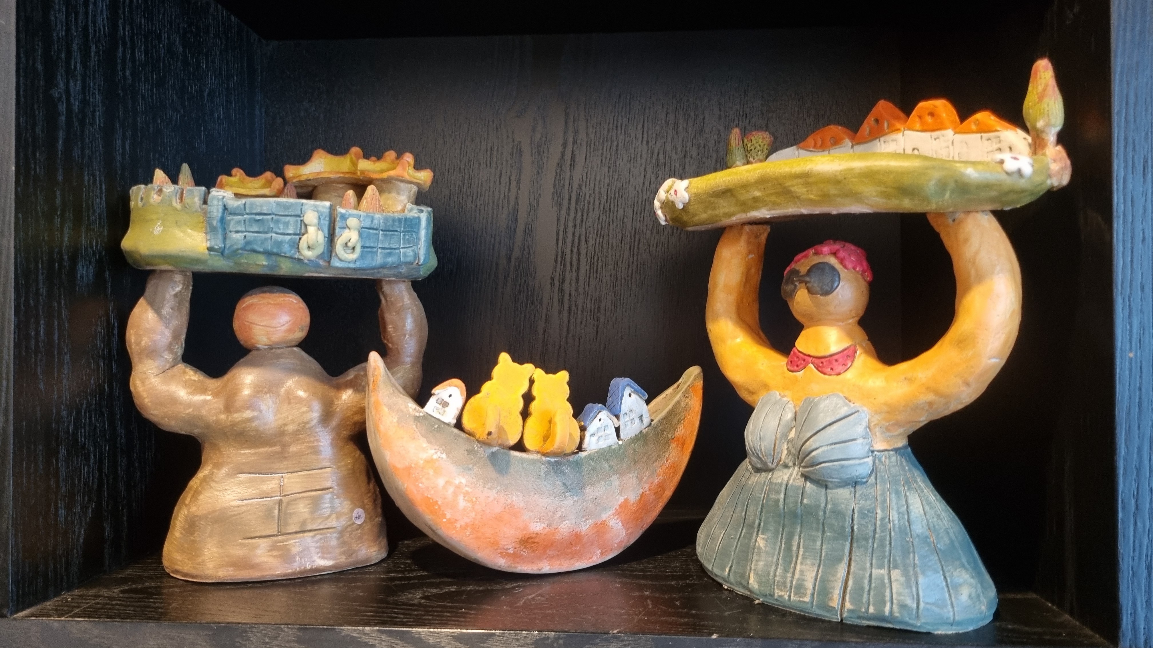 Whimsical building ceramics